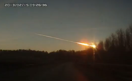 meteoritas nukrito rusijoje